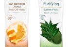 Himalaya Herbals Tan Removal Orange Peel-off Mask, 100g & Himalaya Herbals Purifying Neem Pack, 100g Packaging might differ