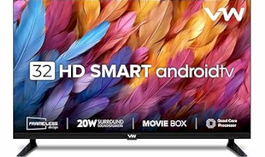 80 cm (32 inches) Frameless Series HD Ready Android Smart LED TV VW32S (Black)