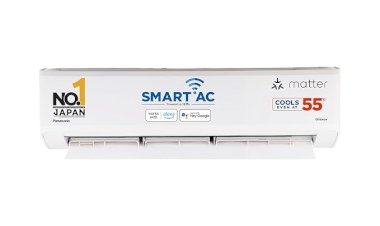 Panasonic 1.5 Ton 5 Star Premium Wi-Fi Inverter Smart Split AC (Matter Enabled, Higher Airflow, Copper Condenser, 7in1 Convertible, True AI, 4-Way, PM 0.1 Filter, CS/CU-NU18AKY5WX, White)
