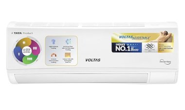 Voltas 1.5 ton 3 Star, Inverter Split AC (Copper, 4-in-1 Adjustable Mode, Anti-dust Filter, 183V Vectra CAW, White