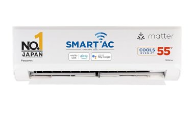 Panasonic 1.5 Ton 3 Star Premium Wi-Fi Inverter Smart Split AC (Matter Enabled, Higher Airflow, Copper Condenser, 7in1 Convertible, True AI, 2-Way, PM 0.1 Filter, CS/CU-SU18AKY3W, White)