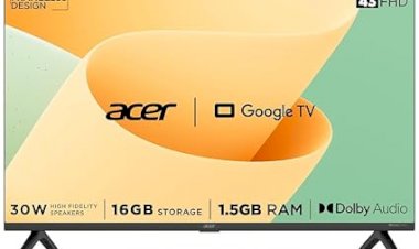 acer 109 cm (43 inches) Advanced I Series Full HD Smart LED Google TV AR43GR2841FDFL (Black)