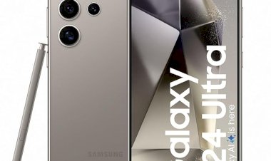 Samsung Galaxy S24 Ultra 5G AI Smartphone (Titanium Gray, 12GB, 256GB Storage)