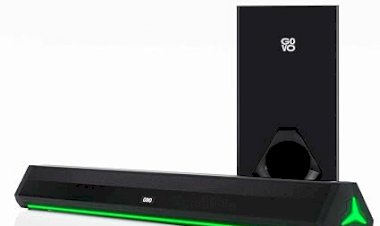 GOVO GOSURROUND 900 | 200W Soundbar | 2.1 Channel Home Theatre | Deep Bass from 6.5” Subwoofer | BT v5.3, HDMI, AUX, USB Connectivity | 4 EQ Modes | Sleek Remote & LED Lights+Display (Platinum Black)